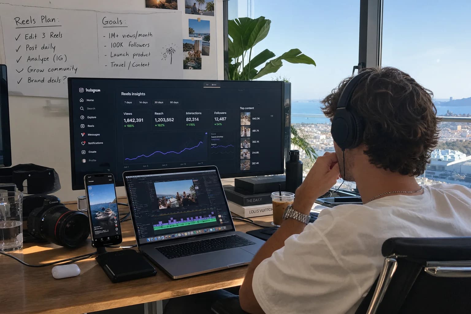 Creator capturing a moment